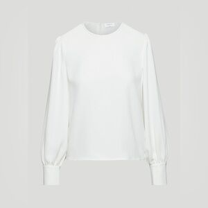 Aritzia Babaton Classic White Blouse